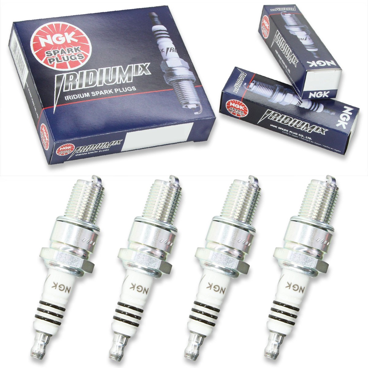 4pcs 2009 TM EN144 NGK Iridium IX Spark Plugs 143cc 8ci Kit Set Engine jg