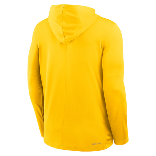 Camiseta Jordan 2025 Michigan Wolverines Sideline Dri-FIT Manga Larga Con Capucha L - Imagen 12 de 12