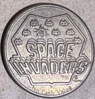 Space Invaders Arcade Game Token 1982 Worlds Fair Video Expo Original Retro — photo 1