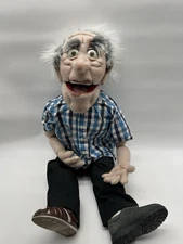 Unique Custom Pro Old Man Ventriloquist Dummy Puppet—Full Body Detail