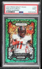 2024 Prizm Draft Picks FOTL Green Shimmer /8 Malachi Corley PSA 9 MINT Rookie RC