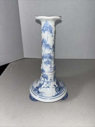 Candelabros vintage Deborah Sears ISIS cerámica pintados a mano Oxford Inglaterra - Imagen 4 de 6