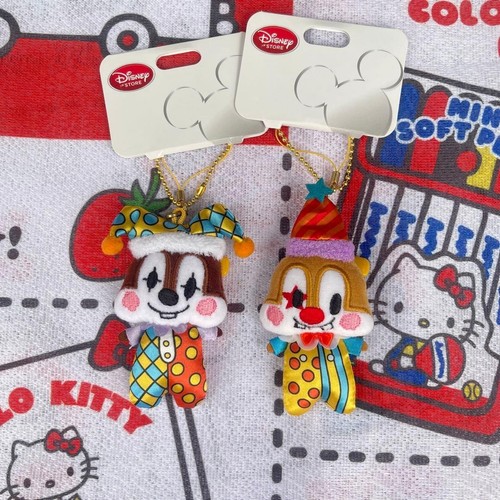 Disney Chip & Dale Clown Plüsch Schlüssel Her Super Selten - Bild 1 von 24