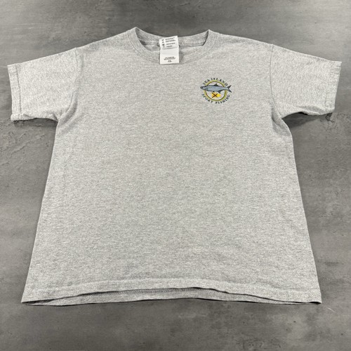 Sea Island Yacht Club T Shirt Youth Small Gray Fishing Off Shore Babydoll Fit - Picture 3 of 10