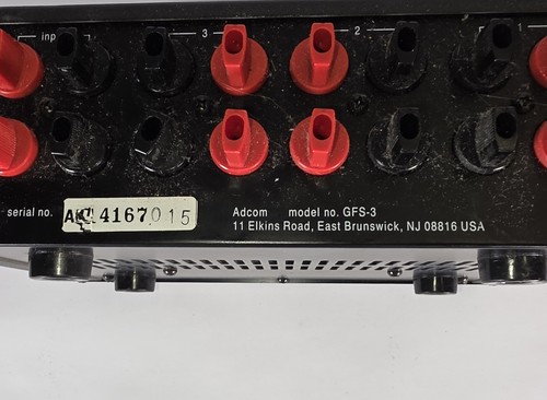 ADCOM model GFS-3 vintage speaker selector switch 3 zone selection right left - Picture 7 of 7