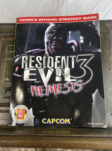 Resident Evil 3 Nemesis Prima Strategy Guide PlayStation PS1 mit Poster & Anleitung