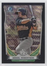 2014 Bowman Draft Top Prospects Chrome Black Wave Refractor Daniel Robertson