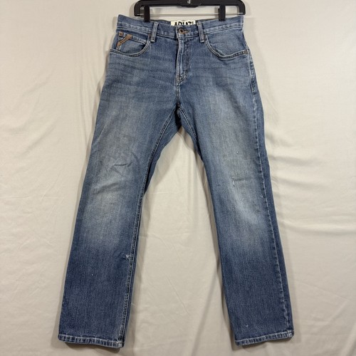 Ariat Jeans Mens 30x32 Blue M4 Low Rise Boot Cut Stretch Denim Western Pants