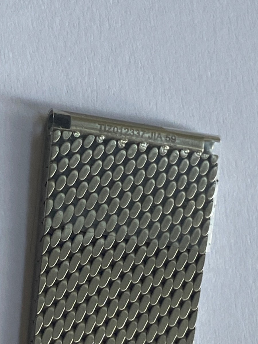 Omega Titanium Mesh Bracelet for James Bond 007 NTTD 20 mm