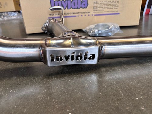 INVIDIA 3" Mid-Pipe Midpipe Escape Race No Resonador para Subaru WRX 22-25 VB - Imagen 4 de 5