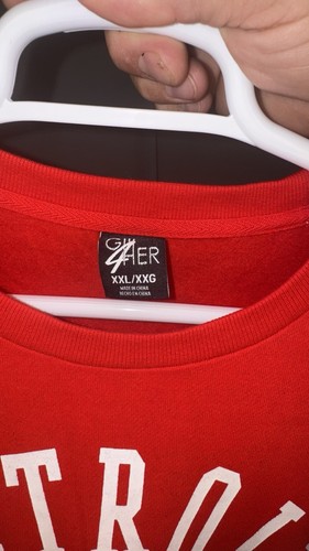 GIII Woman’s Long Sleeve Detroit Redwings T-shirt Red W/white Sleeves Size 2XL - Picture 3 of 6