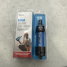 Sawyer SP128 Mini Water Single Filtration System Single - Blue