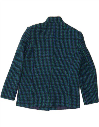 MARINA RINALDI Womens 2 Piece Skirt Set Size 17 Small W30 Navy Blue Check CX11 - Picture 3 of 7