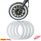 19 inch Rim Tire Side White Wall Portawall Motorcycle Tire Ring Set of 4
