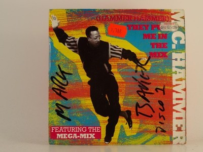 M.C. HAMMER THEY PUT ME IN THE MIX (83) 2 Track 7'' Single including Picture Slee