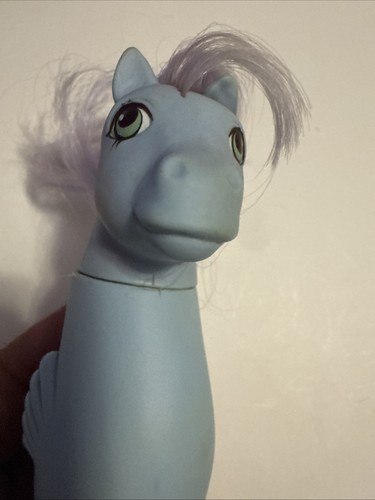 My Little Pony G1 Seahorse 1984 Sea Pony Blue Purple Original Hong Kong - Picture 4 of 6