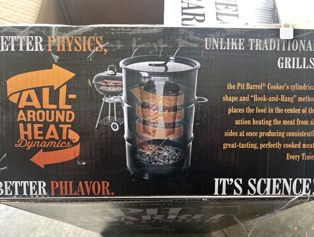 14 in. Pit Barrel Junior Charcoal Smoker Package Black