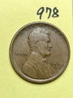 1910-S LINCOLN WHEAT CENT, low mintage date, "Fine" condition #978