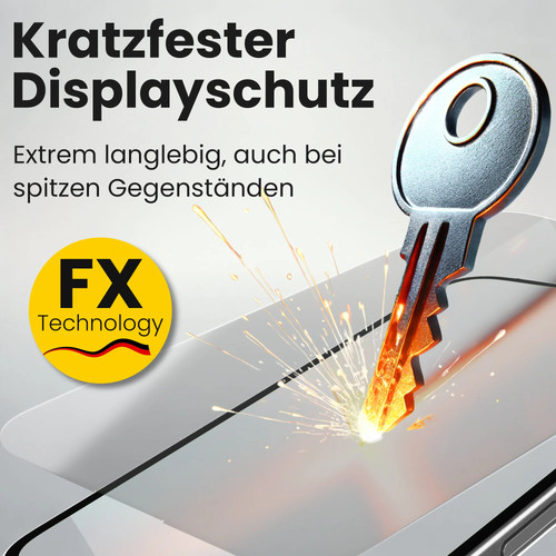 atFoliX 3x Panzerfolie für Hezire H-Watch Sport Schutzfolie matt&stoßfest Folie - 第 5/8 張圖片