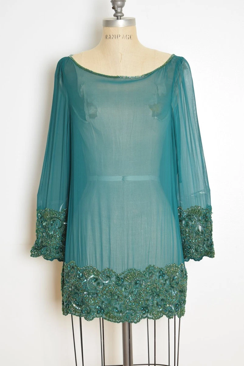 light green flapper dress 1920s Valerie Flapper Dress in Green main image 0