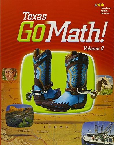 HOUGHTON MIFFLIN HARCOURT GO MATH! TEXAS: STUDENT EDITION, **Mint Condition** - Picture 1 of 1