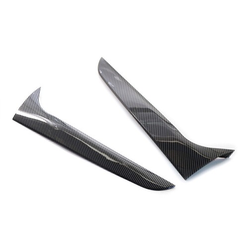 Carbon Rear Window Side Canard Splitter Fit Audi A4 B8 Allroad Avant 2009-2016 - Foto 4 di 10