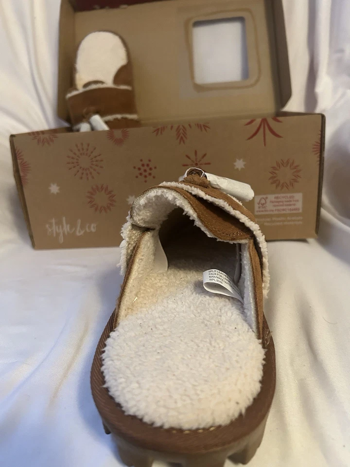 Женские тапочки Style & Co. Laneyy 10015609800 8 М с каштановыми кисточками без застежек S0639 - Изображение 4 из 4