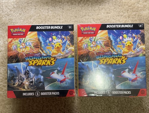 Pokemon TCG Scarlet And Violet Surging Sparks SEALED Booster Bundle Lot Of 2 Box