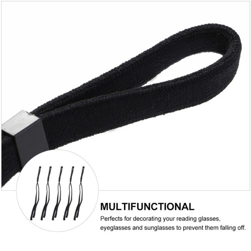 5Pcs Anti Skid Glasses Strap Eyeglasses Strap Sunglasses Rope Band Holder - Imagen 3 de 12