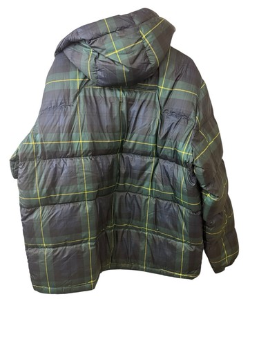 Polo Ralph Lauren Plaid Down Filled Hooded Puffer Jacket Size XLT NWT - Picture 2 of 3