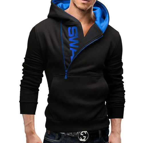Herren Hoodies Langarm Sweatshirts für Männer Reißverschluss Kapuzenpullover Sweatshirt - Bild 9 von 18