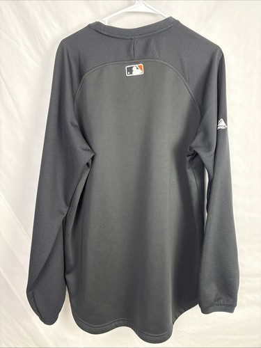 BALTIMORE ORIOLES Shirt Majestic Athletic Therma Base MLB Long Sleeve Sz Large - Picture 5 of 9