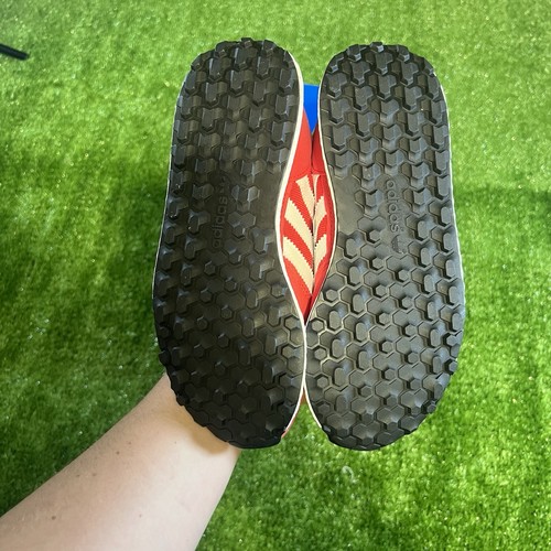 Scarpe da ginnastica Adidas Forest Grove J rosse/bianche basse stringate giovani grandi bambini 5 - Foto 5 di 6