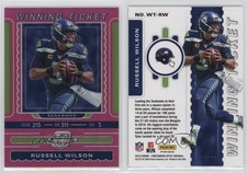 2019 Panini Contenders Optic Winning Tickets Pink /75 Russell Wilson #WT-RW