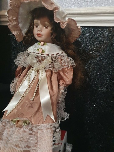 Selten !!! Vintage Knightsbridge Sammlerstück Porzellanpuppe 15 Zoll - Bild 3 von 6