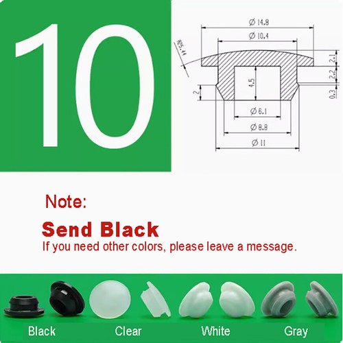 Hole Plug Silicone Blanking Seal Plugs Tube Pipe Inserts Plug Φ1.88mm-Φ10mm - Picture 10 of 41