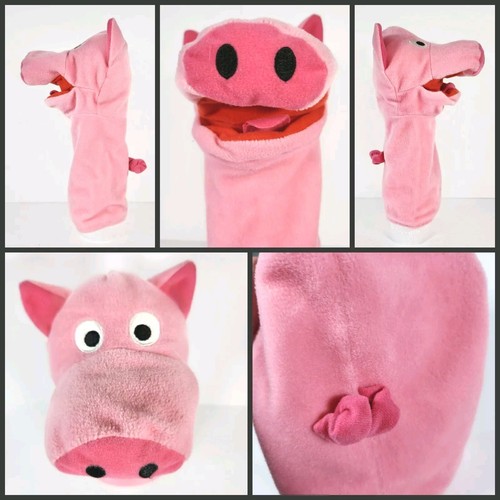 IKEA Hand Puppet Plush Lot Of 3 Klappar Lantlig Vild Pig Lamb Bear Pretend Play - Picture 4 of 11