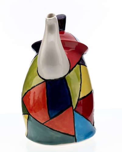 Mayco Dancing Teapot Picasso Style and Colors 8.5x6in 1.4lbs Used VG 2013 - Picture 3 of 14
