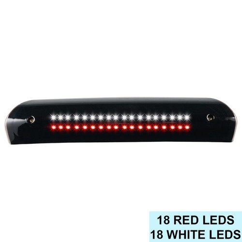 Tercera luz de marcha atrás de freno roja ahumada blanca para Dodge RAM 2500 3500 2003-2009 - Imagen 8 de 12