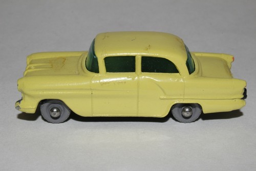 MATCHBOX LESNEY #45A VAUXHALL VICTOR, YELLOW, GPW, NICE, SCARCE BOX TYPE C - Picture 8 of 12