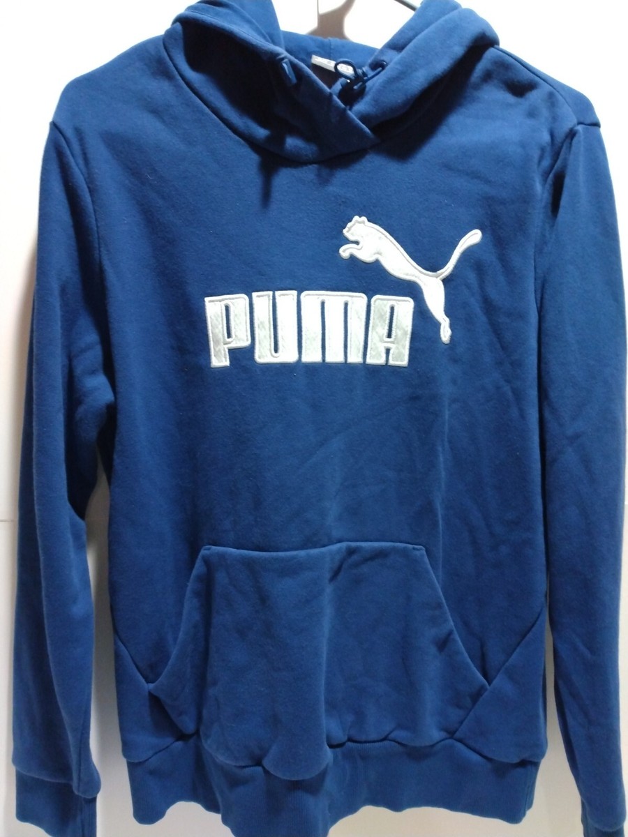 Puma blue sweat jacket hot sale
