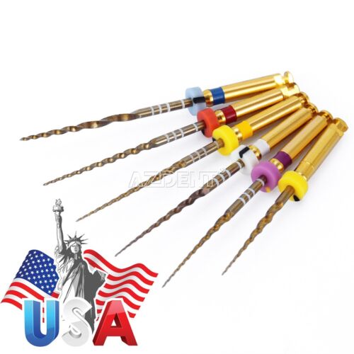 Dental Engine Use Rotary Heat Activated Canal Root Files 25mm Endodontic Taper - Picture 12 of 17