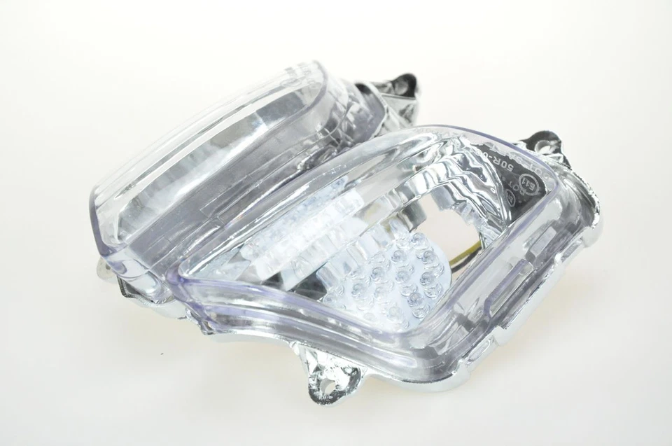 Luz LED Indicadores de Señal de Giro Ajustable Honda 97-03 CBR1100XX Transparente Foto 2 de 4