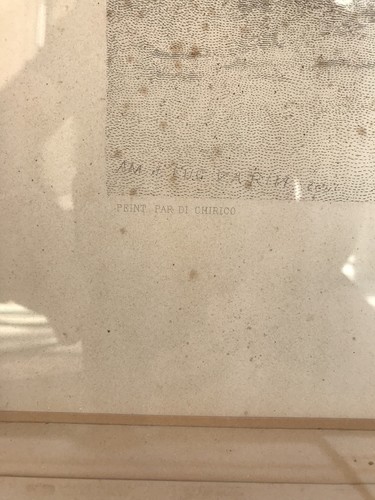 Large Antique Original 1880 Chirico Engraving Print UN MATRIMONIO IN BASILICATA - Picture 5 of 11