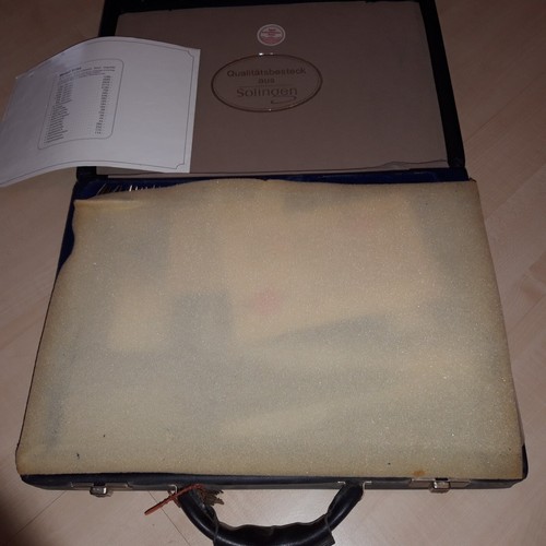 Besteckset 70 tlg. SBS Besteck Solingen 23/24 karätige Goldauflage neu - Bild 3 von 5