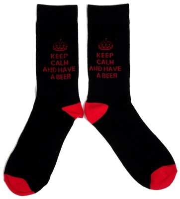 1 Paar BRING MIR EIN BIER Lässiger Brief in Baumwollsocken Winter Socken DE