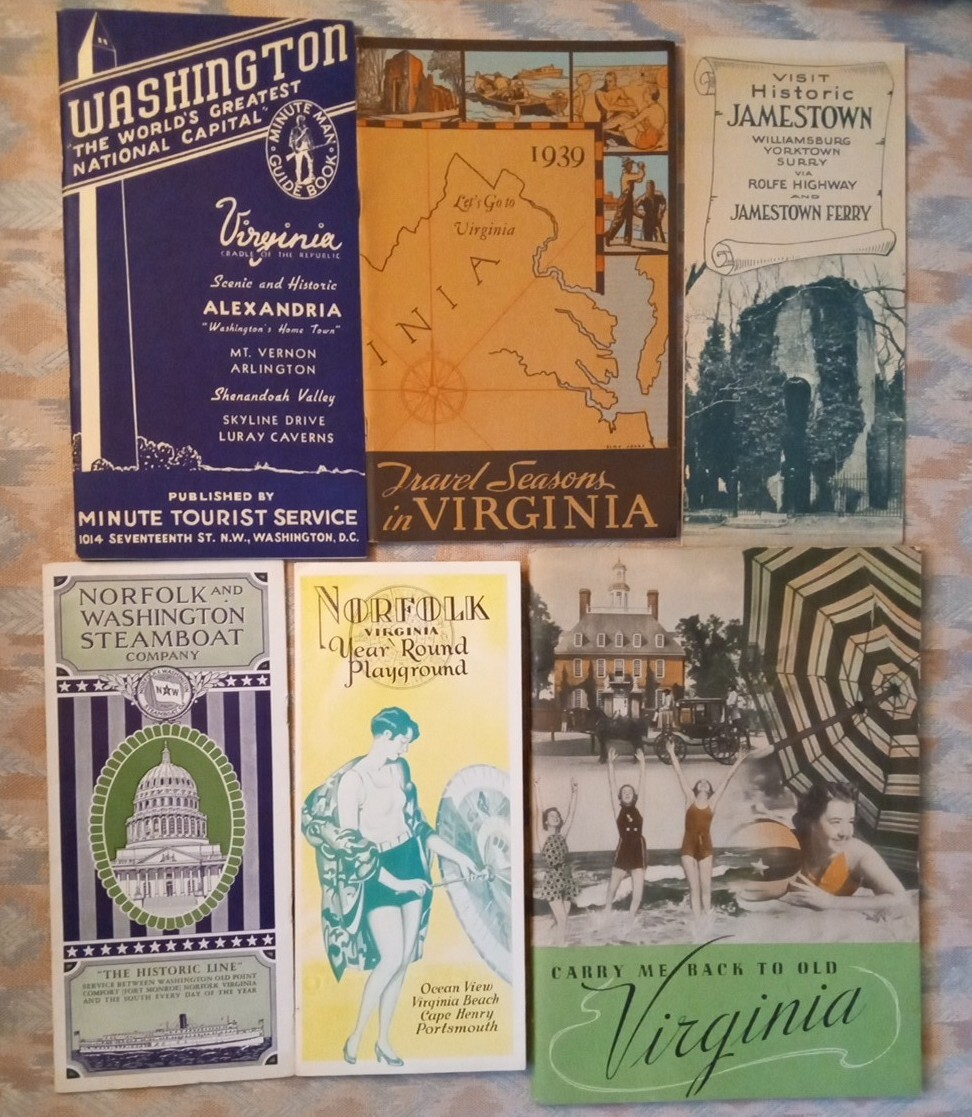 SIX!!!! 1920's & 1930's VIRGINIA Travel Brochures & Pamphlets eBay SIX!!!! 1920's & 1930's VIRGINIA Travel Brochures & Pamphlets eBay
