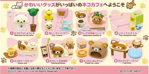 Raro Re-ment Miniatura Rilakkuma Gato Café Taza de Café Comida para Gatos Hamburguesa Japonesa #3 - Imagen 3 de 3