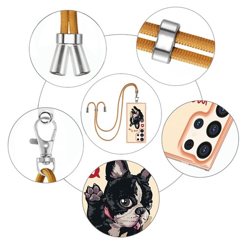 For Samsung Galaxy S25 Ultra S24 S23 S22 S21 S20 Shockproof Phone Case W/ Lanyar - Bild 34 von 57