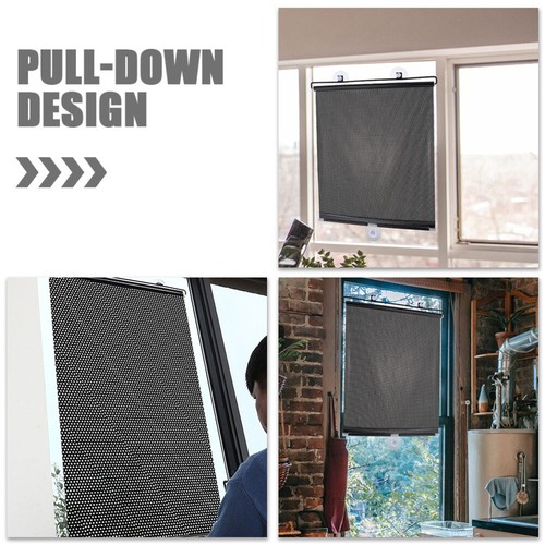 Blackout Roller Blinds Privacy Curtain Window Covers for Home Multi-function - Picture 3 of 12